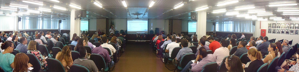 banner interno reunião