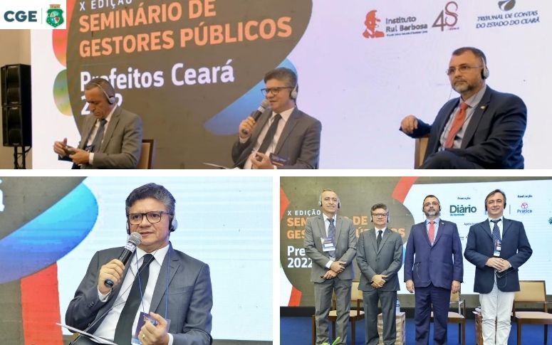 CGE marca presença no Seminário Gestores Públicos 2022