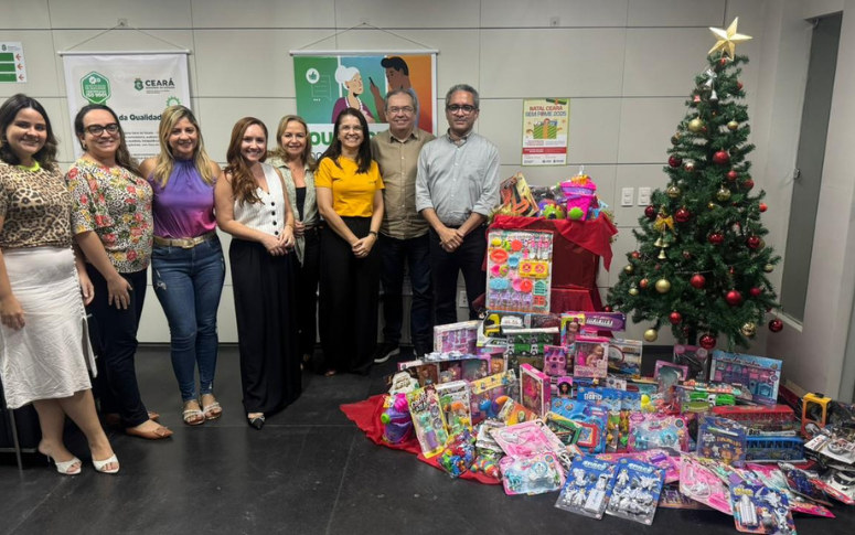 CGE fortalece ação solidária e arrecada 148 brinquedos para o Natal Ceará Sem Fome