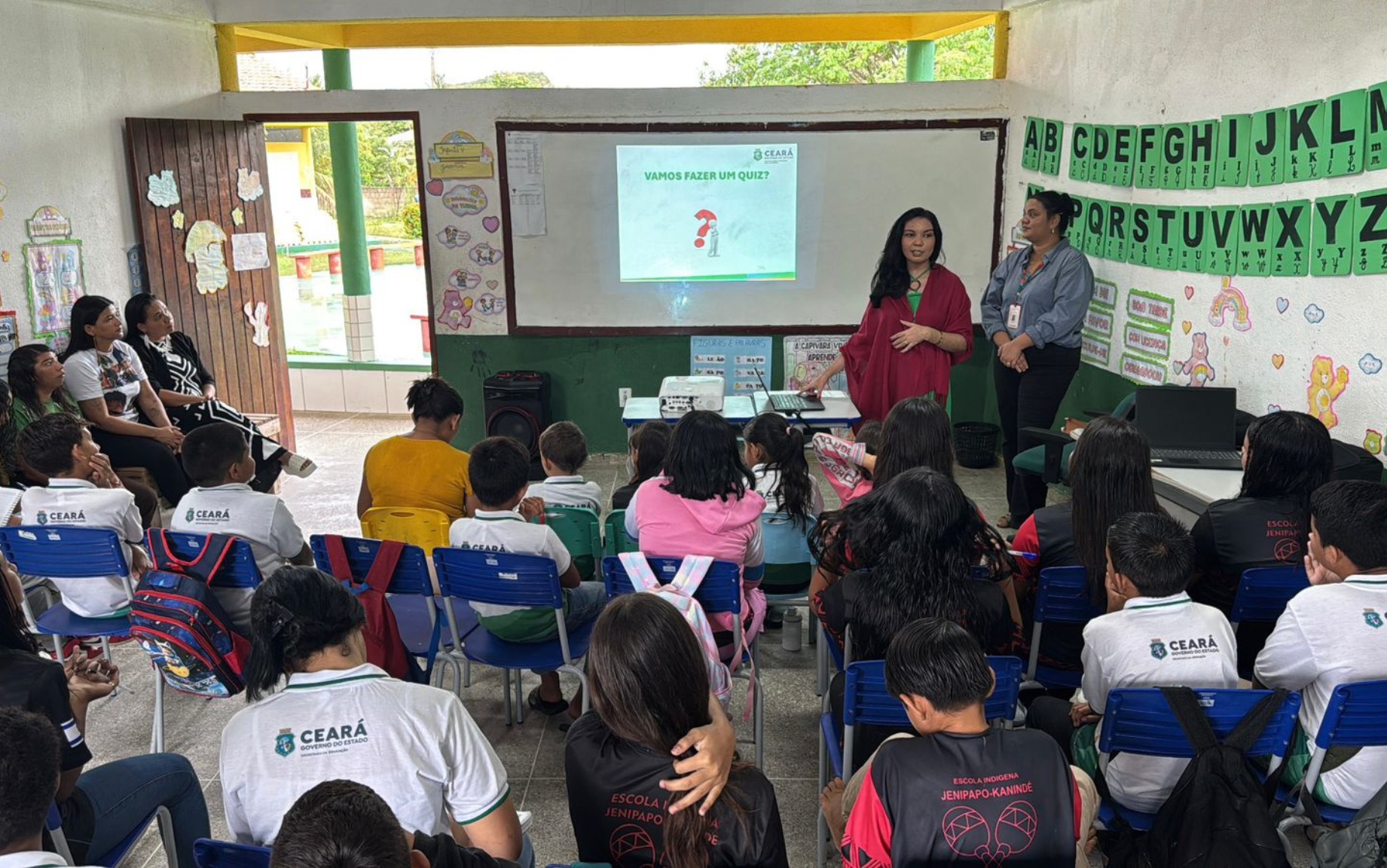 CGE leva palestra “Caminhos da Cidadania” a escola indígena e fortalece participação social no Ceará