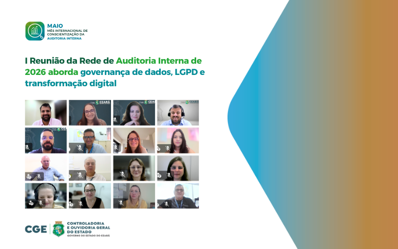 I Reunião da Rede de Auditoria Interna de 2026 aborda governança de dados, LGPD e transformação digital